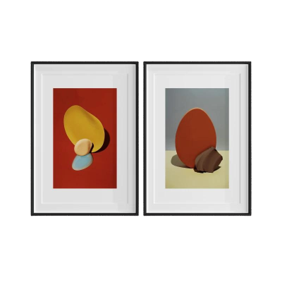 现代轻奢几何装饰画